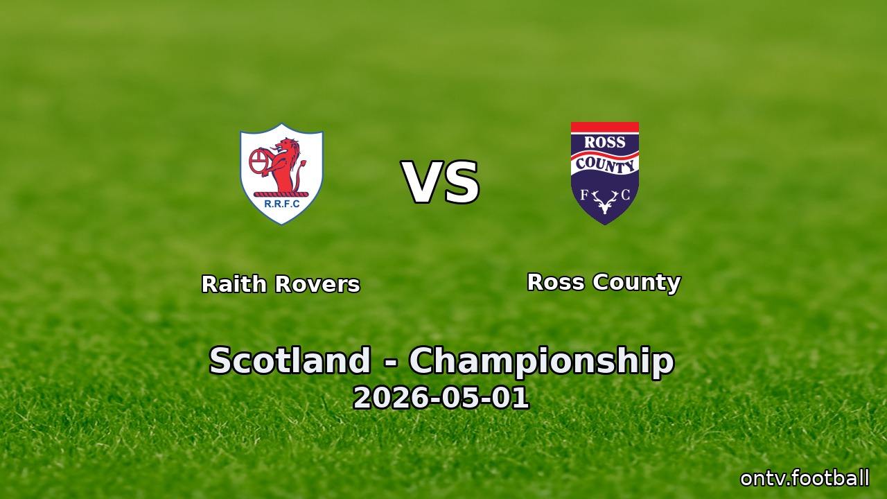 Raith Rovers vs Ross County