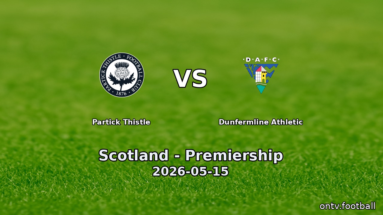 Partick Thistle vs Dunfermline Athletic