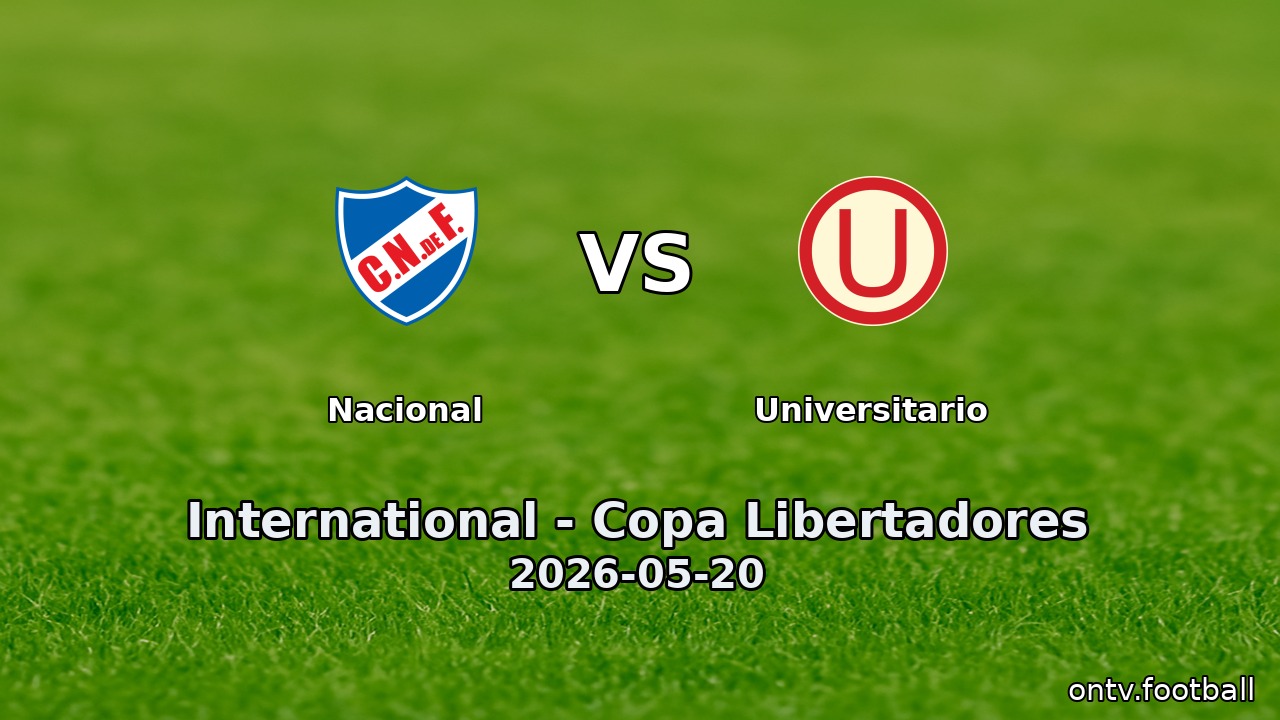 Nacional vs Universitario