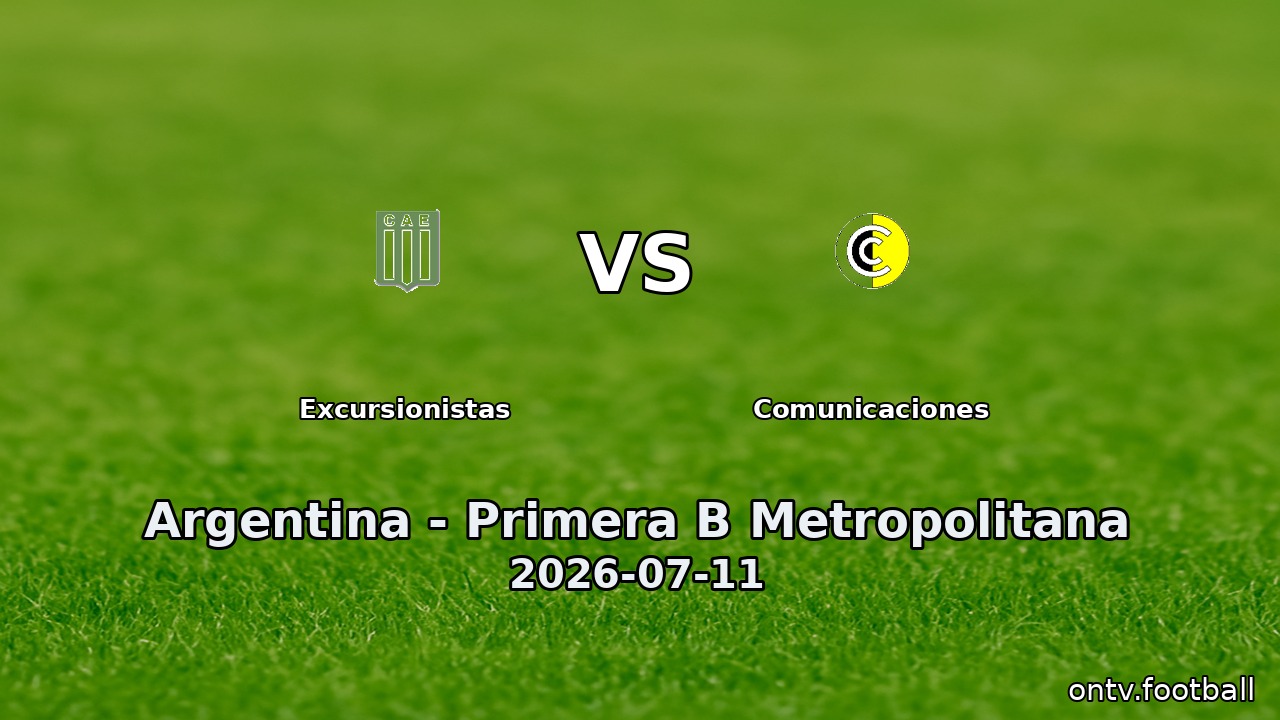 Excursionistas vs Comunicaciones