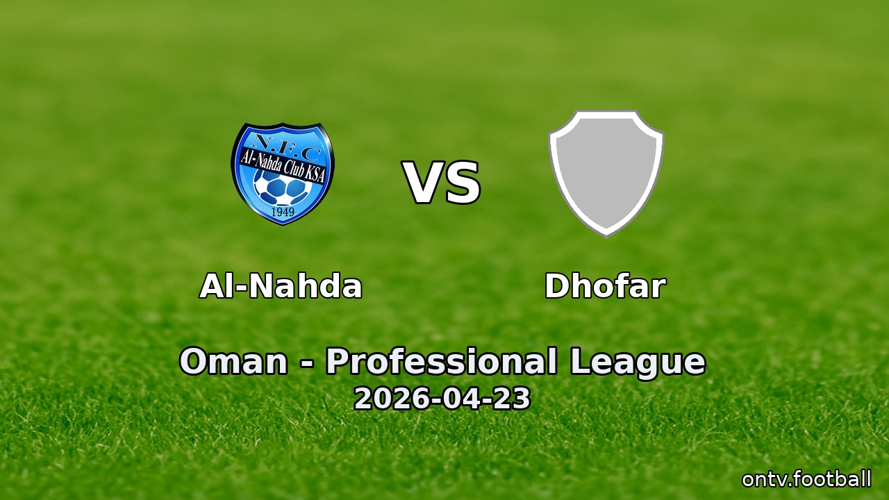 Al-Nahda vs Dhofar