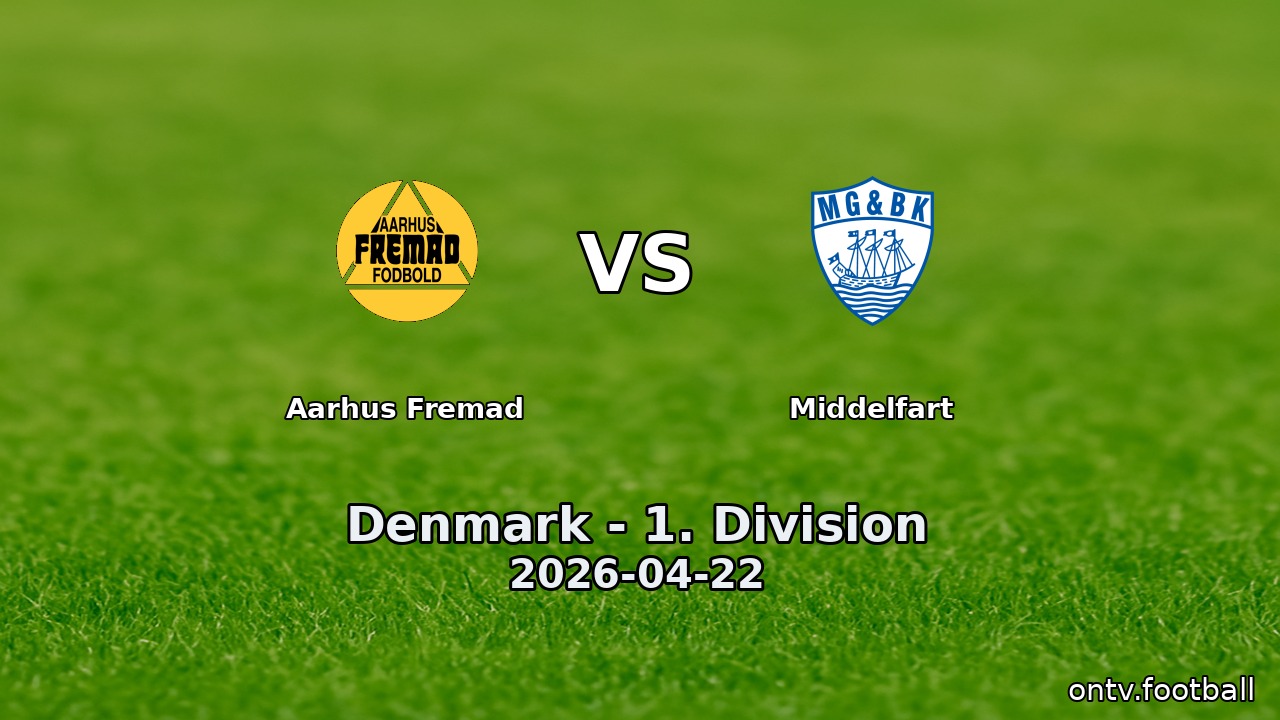 Aarhus Fremad vs Middelfart