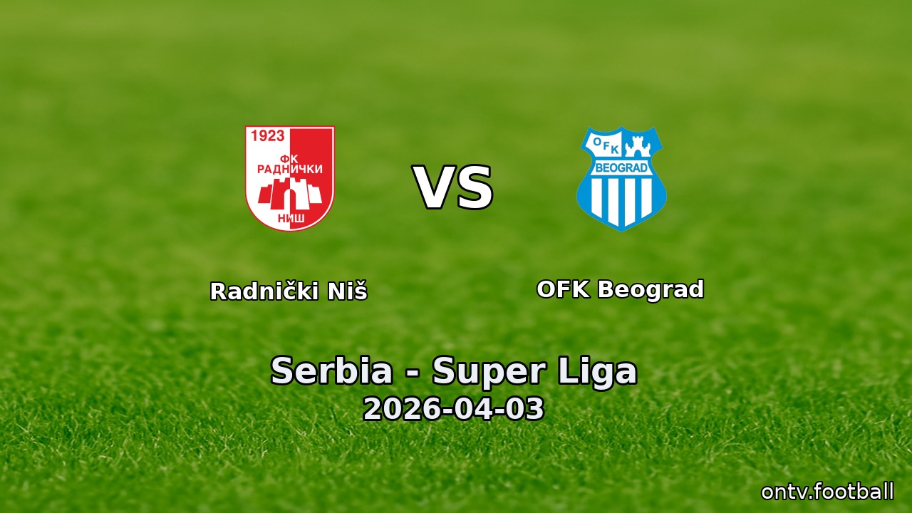 Radnički Niš vs OFK Beograd