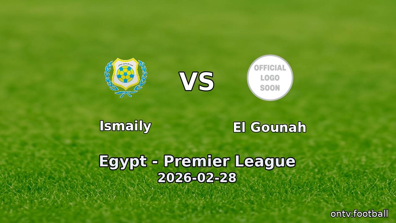 Ismaily vs El Gounah