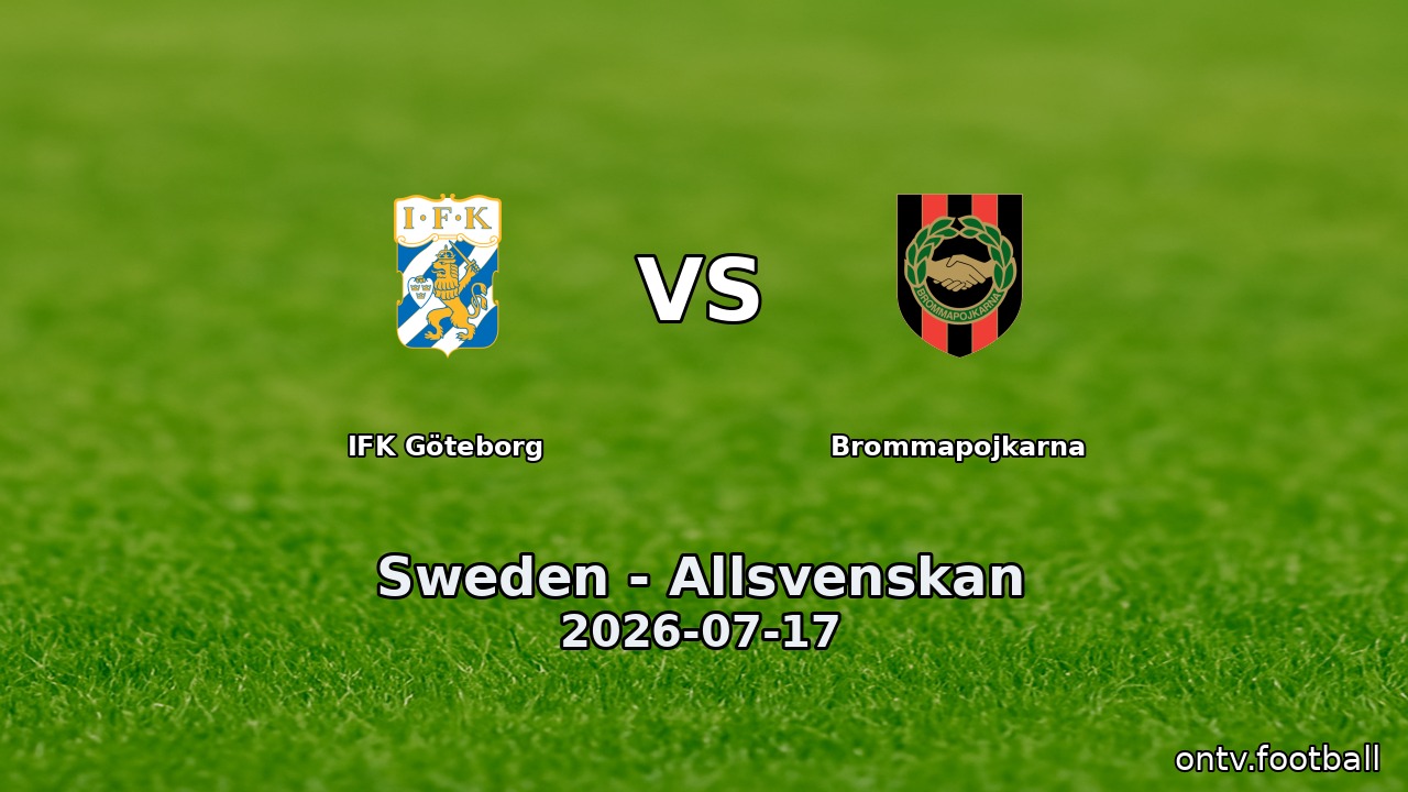 IFK Göteborg vs Brommapojkarna