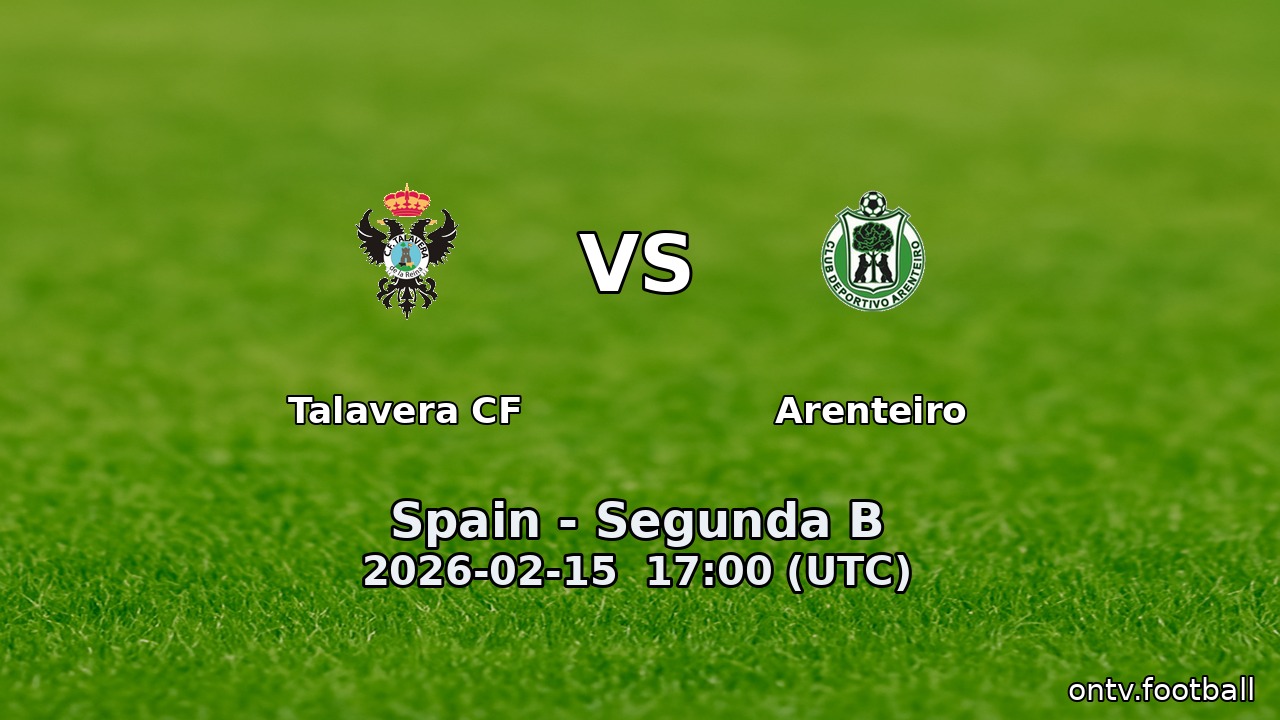 Talavera CF vs Arenteiro