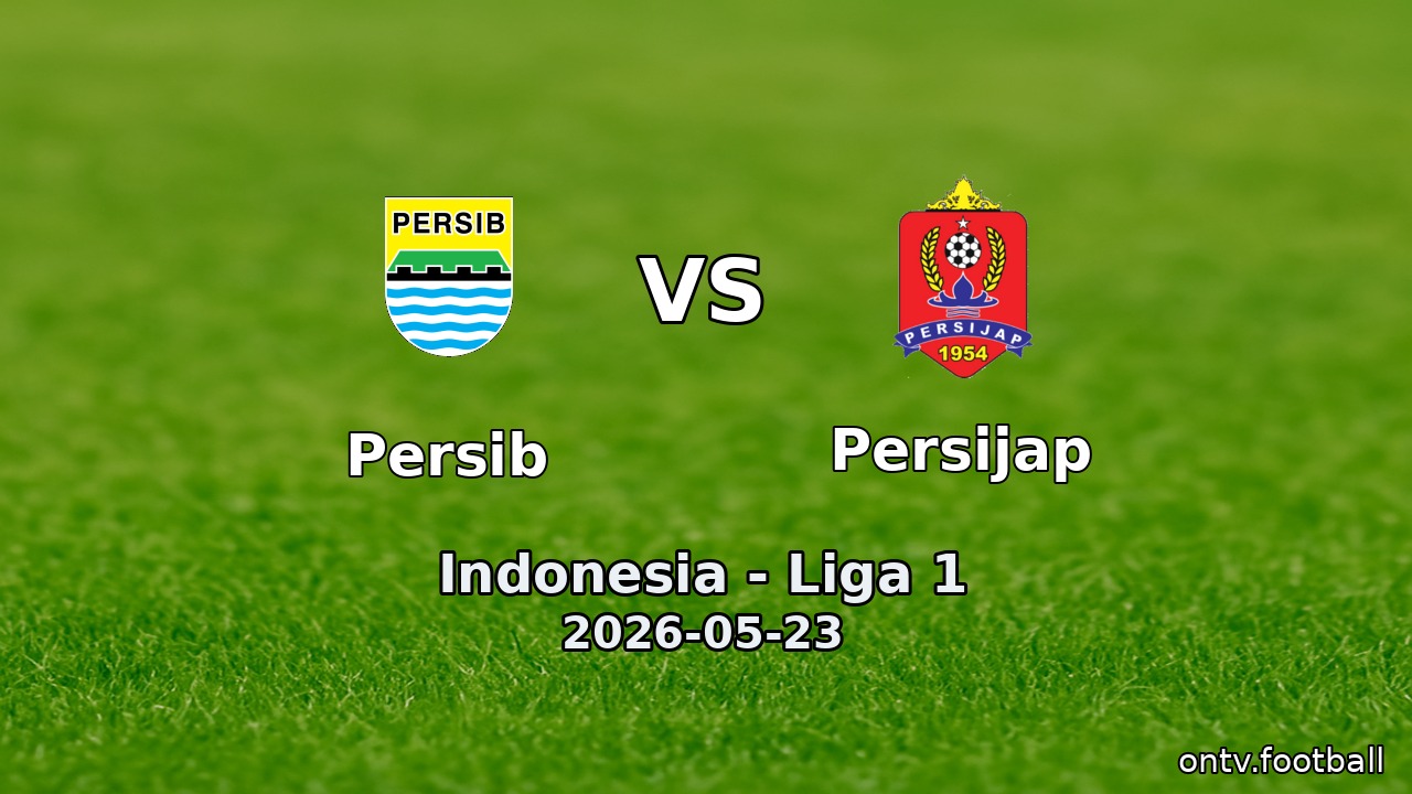 Persib vs Persijap