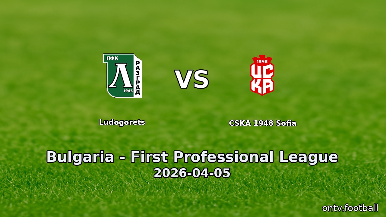 Ludogorets vs CSKA 1948 Sofia