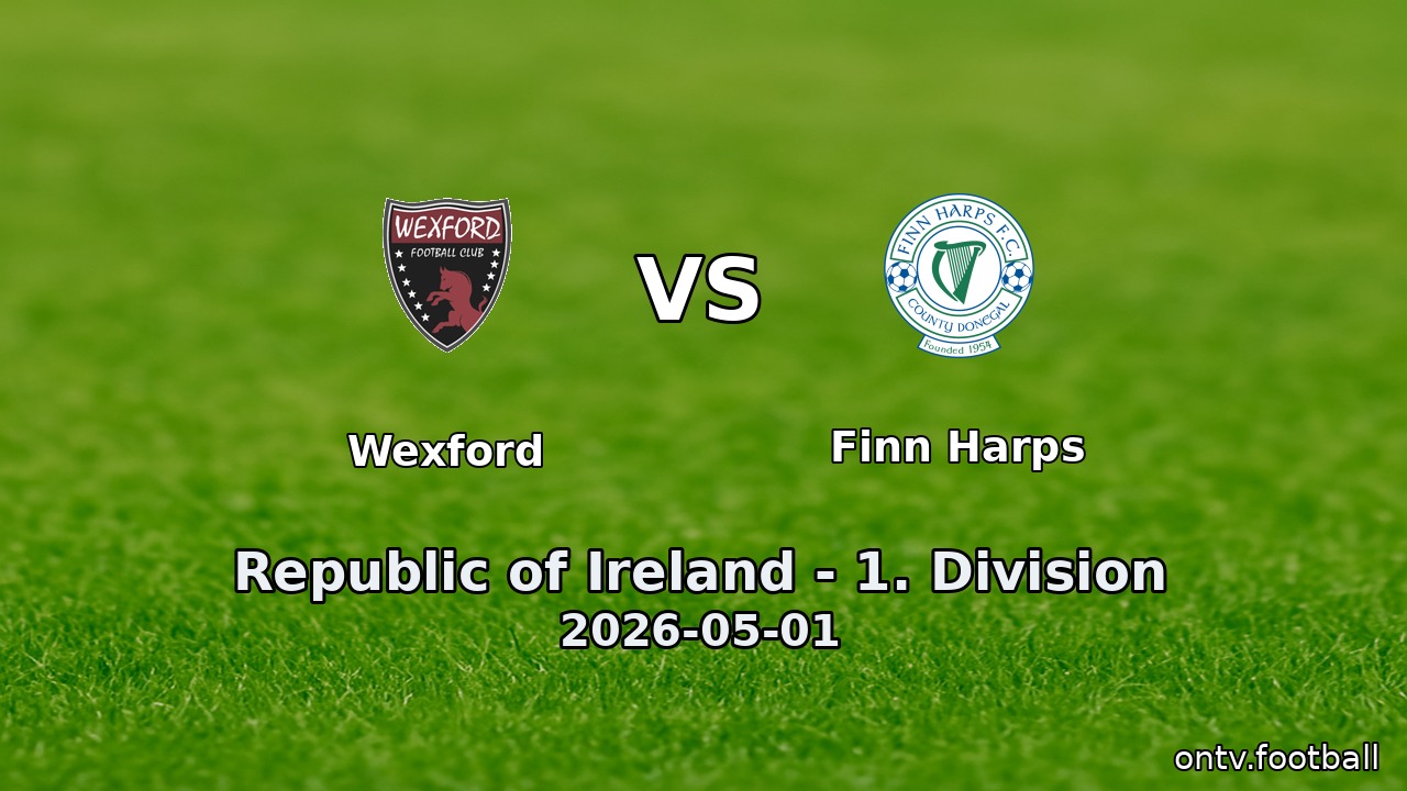 Wexford vs Finn Harps