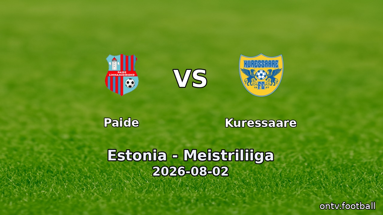 Paide vs Kuressaare