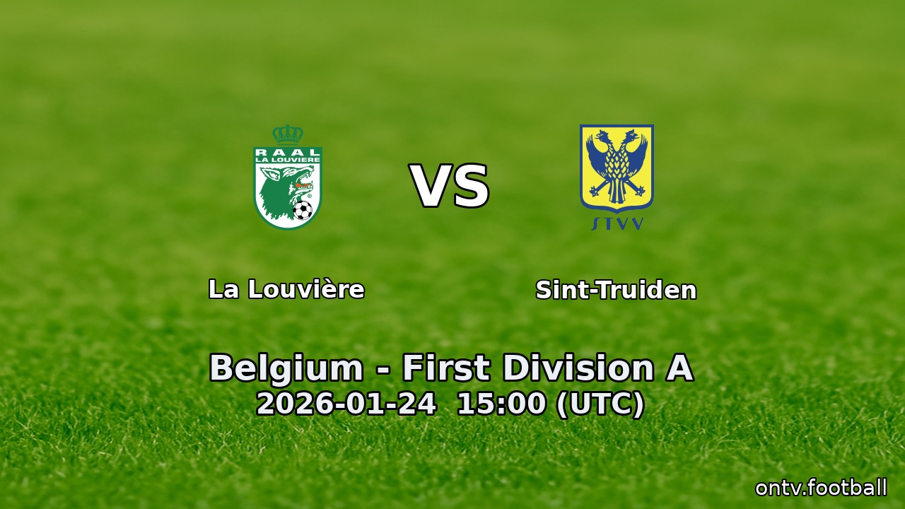La Louvière vs Sint-Truiden