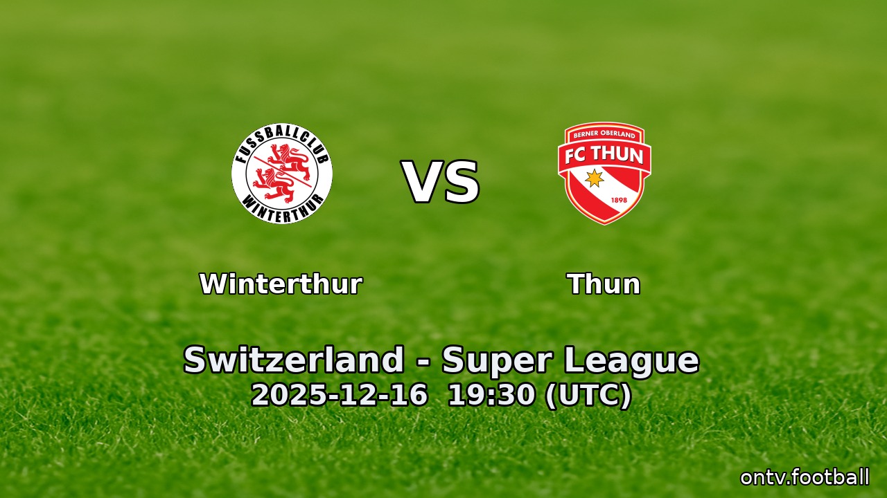 Winterthur vs Thun