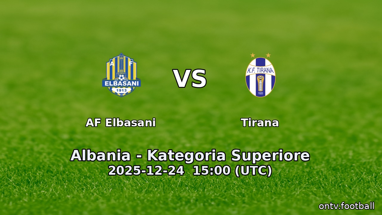 AF Elbasani vs Tirana