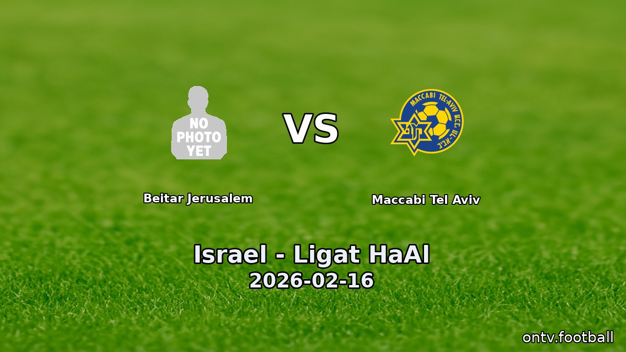 Beitar Jerusalem vs Maccabi Tel Aviv