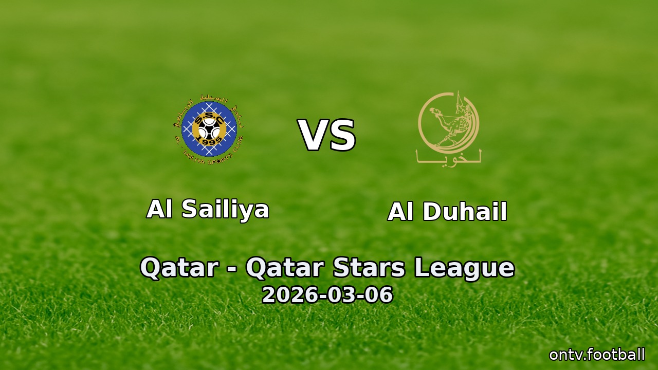 Al Sailiya vs Al Duhail