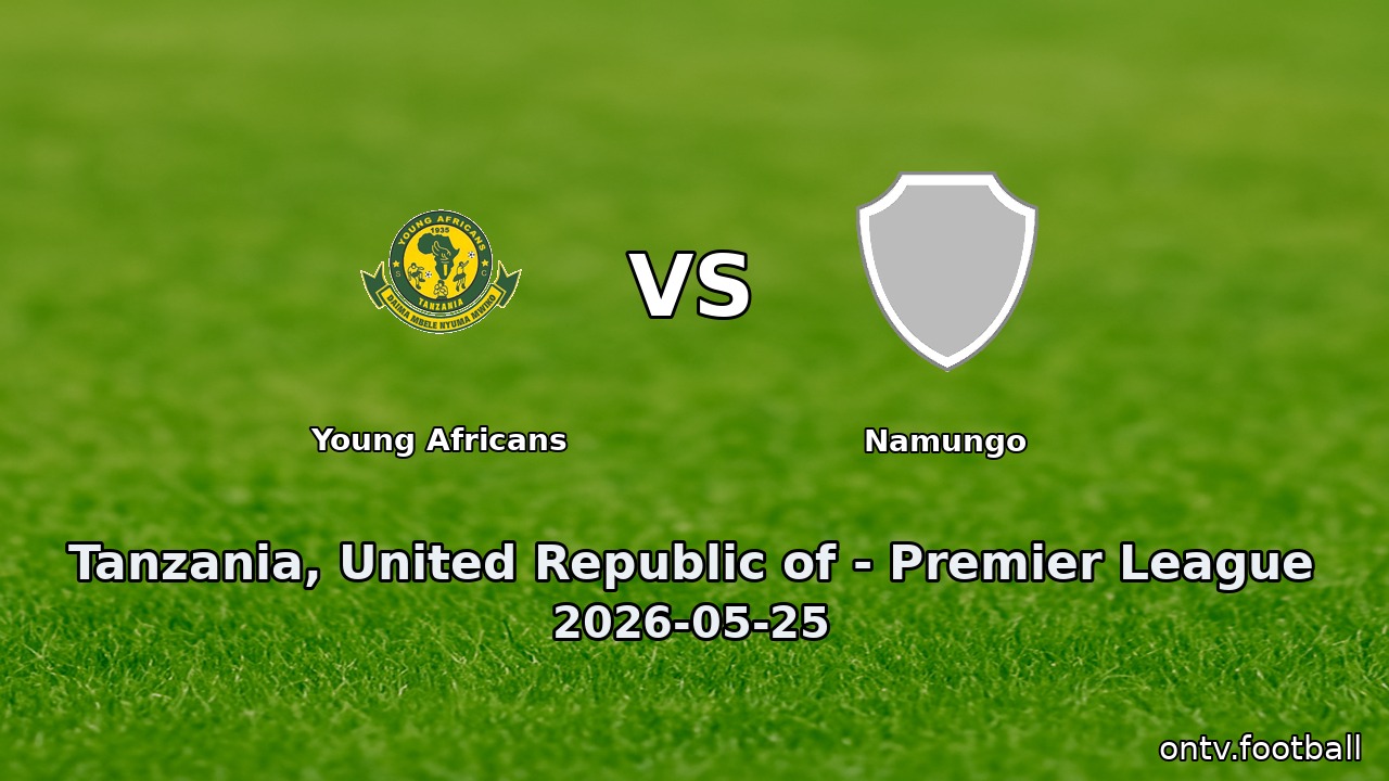 Young Africans vs Namungo