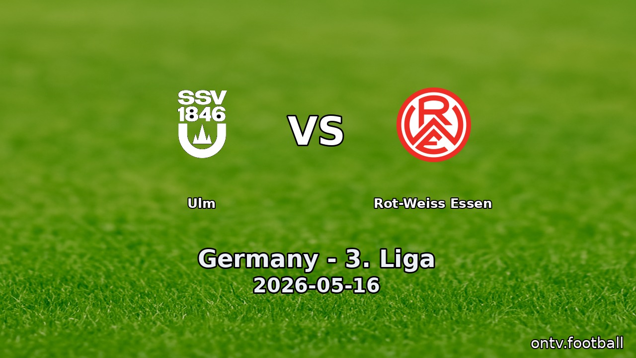 Ulm vs Rot-Weiss Essen