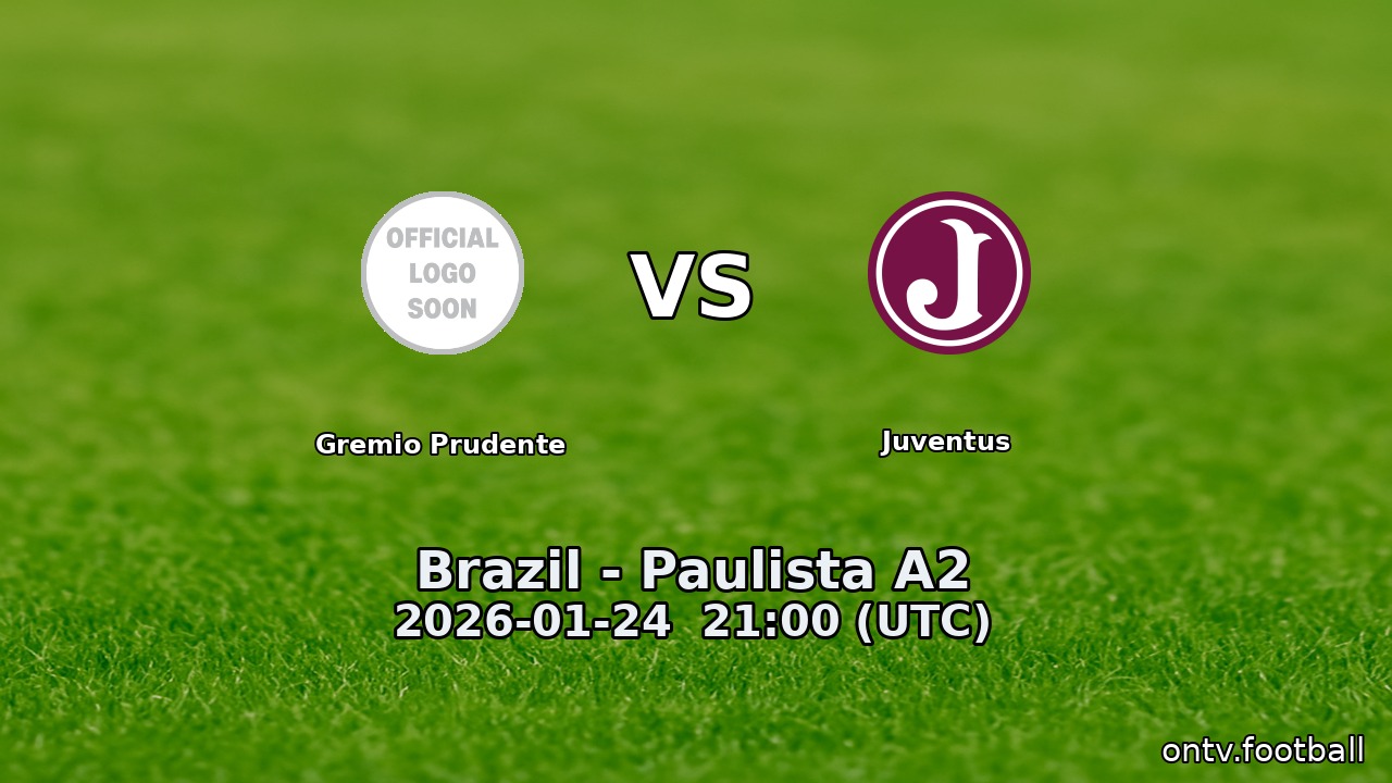 Gremio Prudente vs Juventus