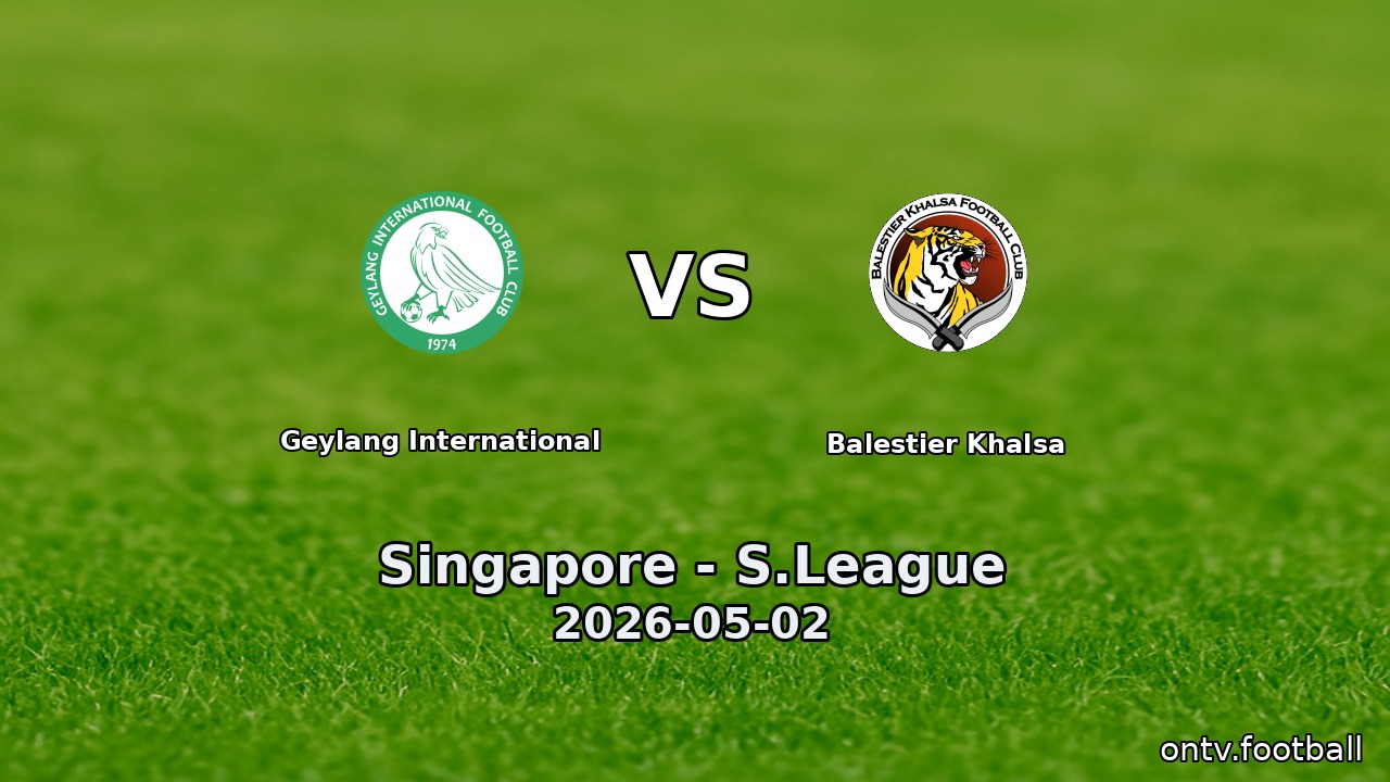 Geylang International vs Balestier Khalsa