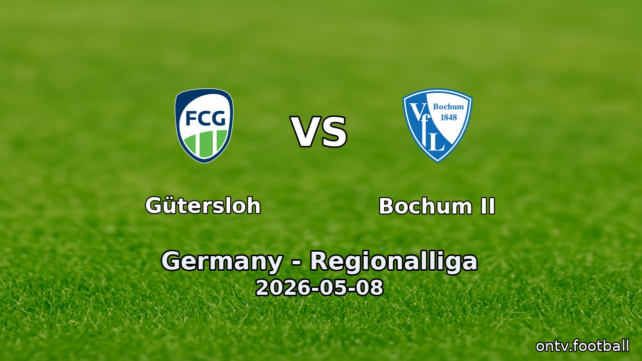 Gütersloh vs Bochum II