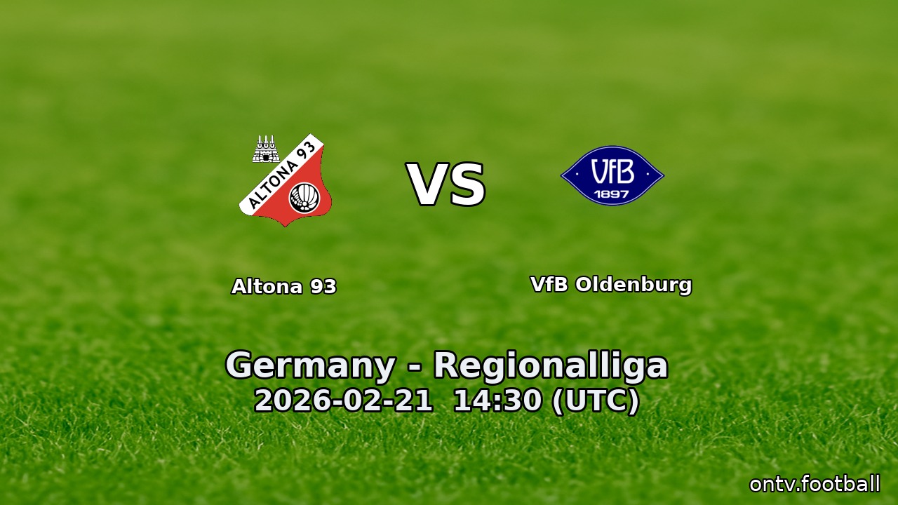Altona 93 vs VfB Oldenburg