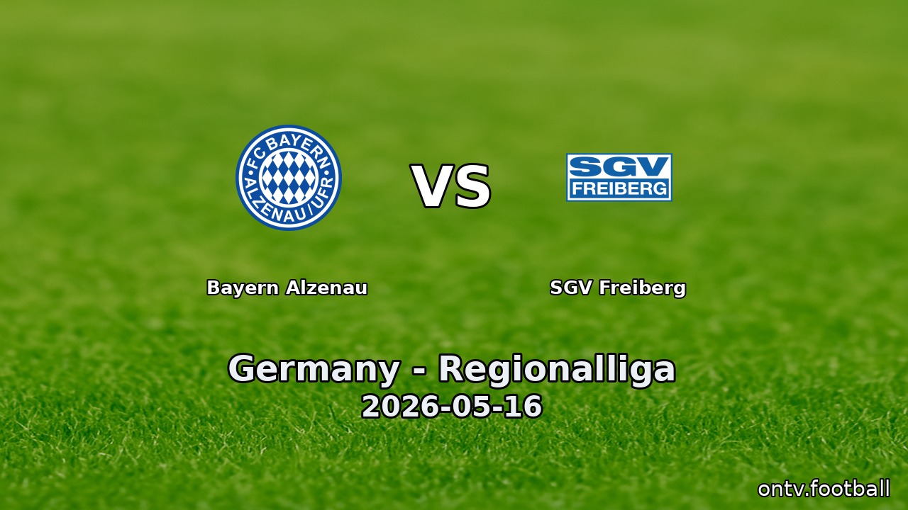 Bayern Alzenau vs SGV Freiberg