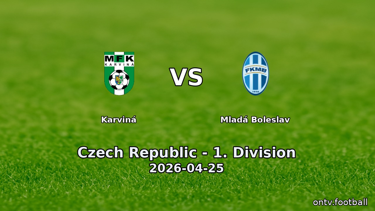 Karviná vs Mladá Boleslav
