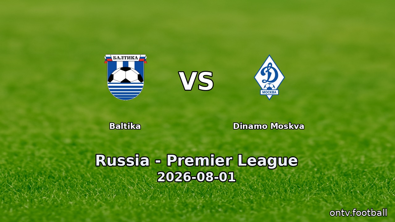 Baltika vs Dinamo Moskva