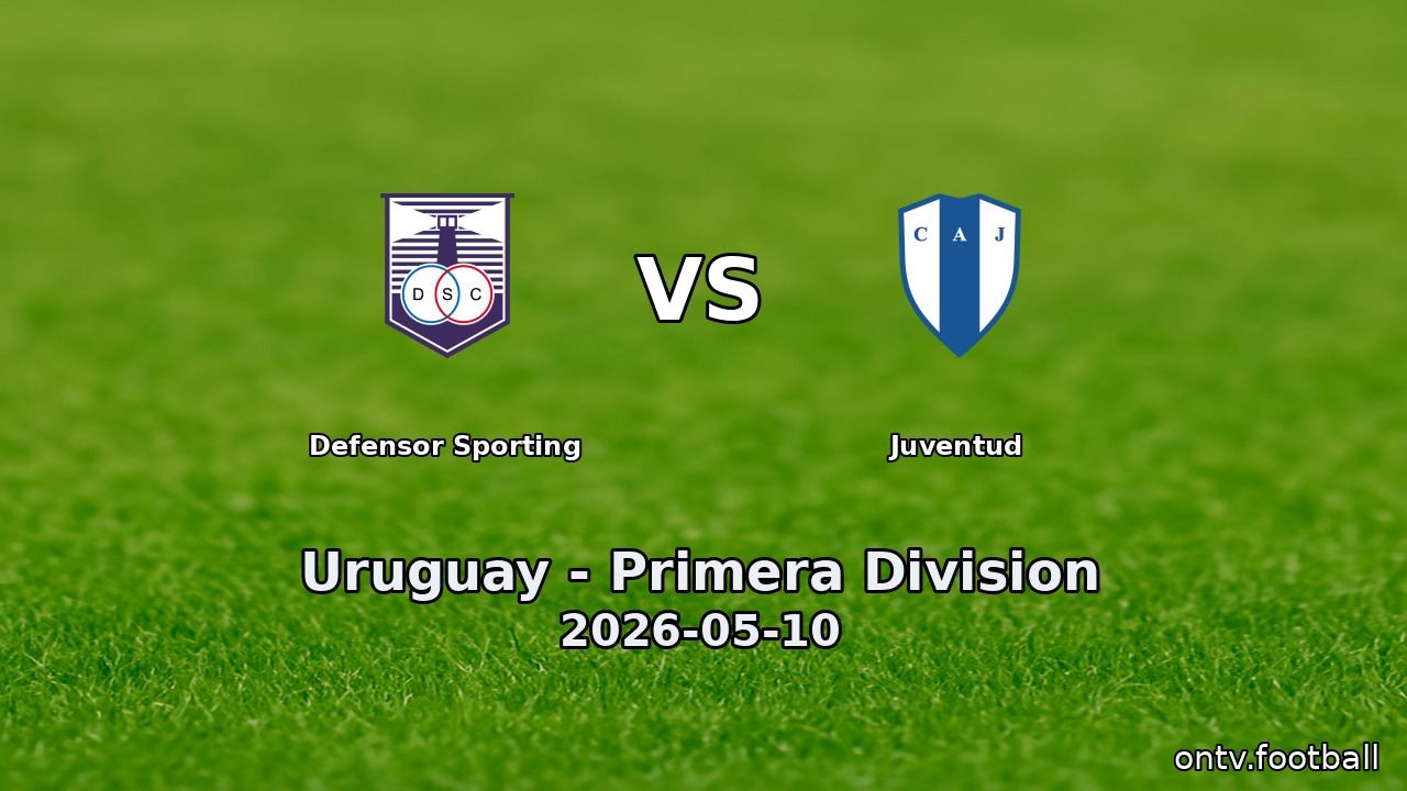 Defensor Sporting vs Juventud
