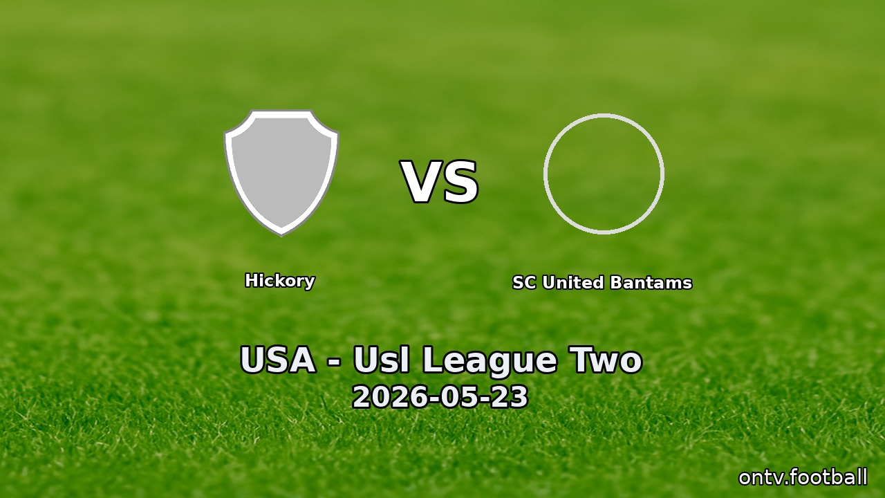 Hickory vs SC United Bantams