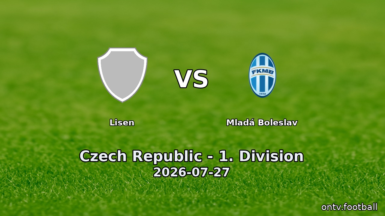 Lisen vs Mladá Boleslav