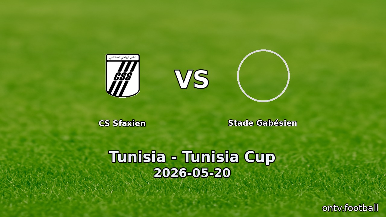 CS Sfaxien vs Stade Gabésien