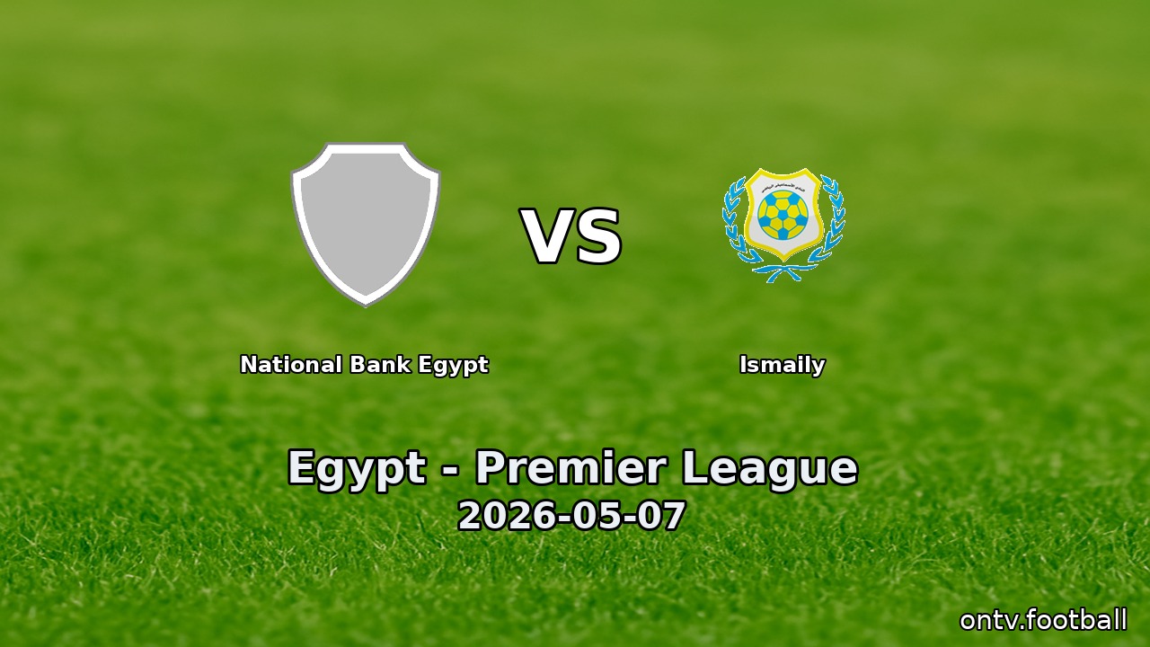 National Bank Egypt vs Ismaily