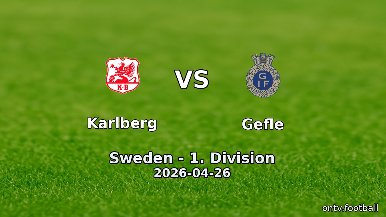 Karlberg vs Gefle