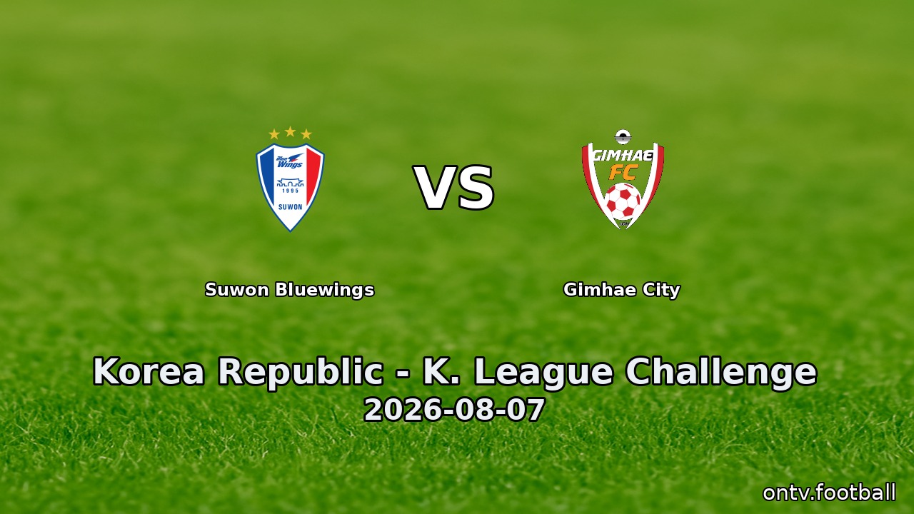 Suwon Bluewings vs Gimhae City