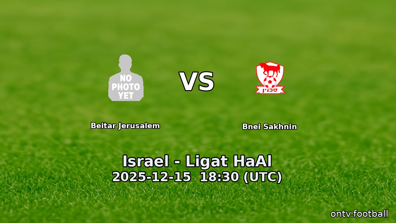 Beitar Jerusalem vs Bnei Sakhnin