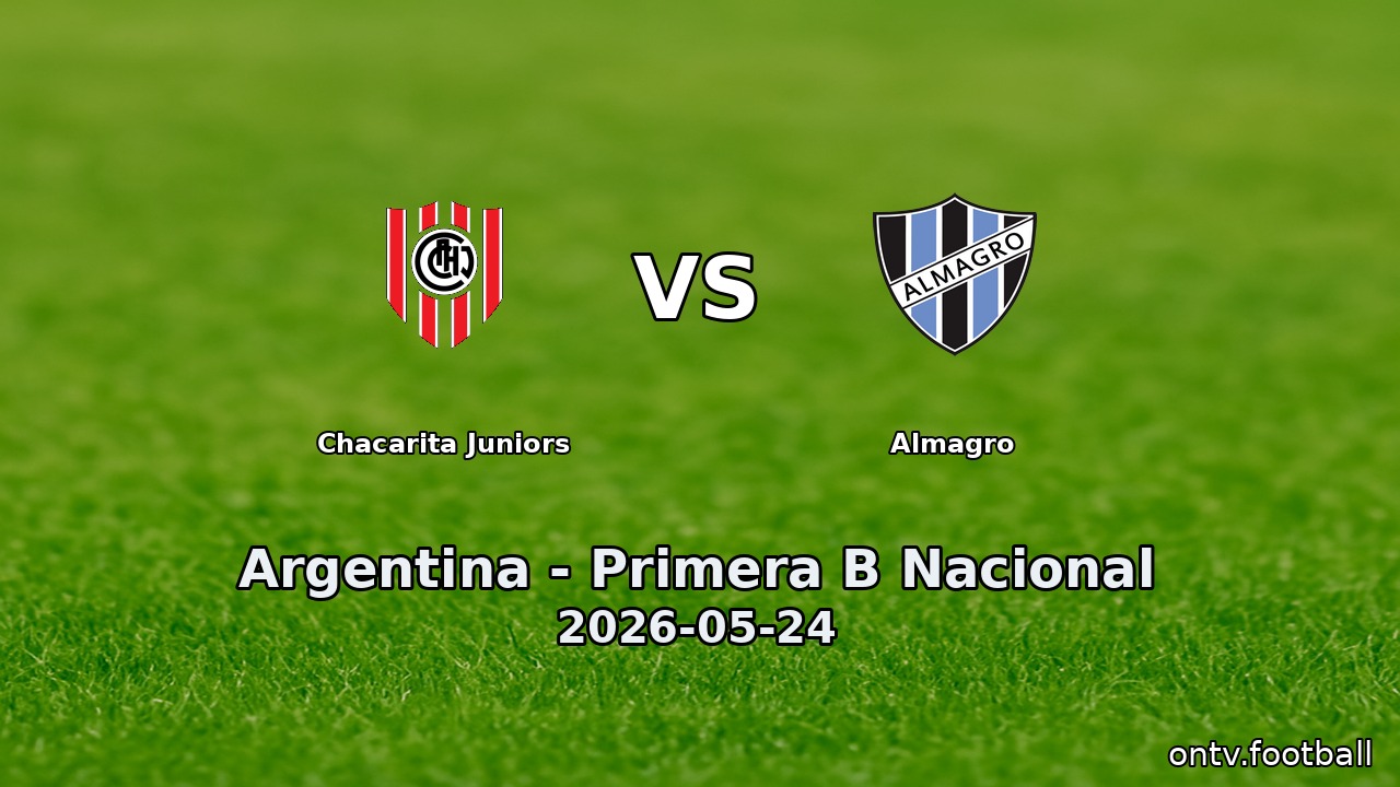 Chacarita Juniors vs Almagro