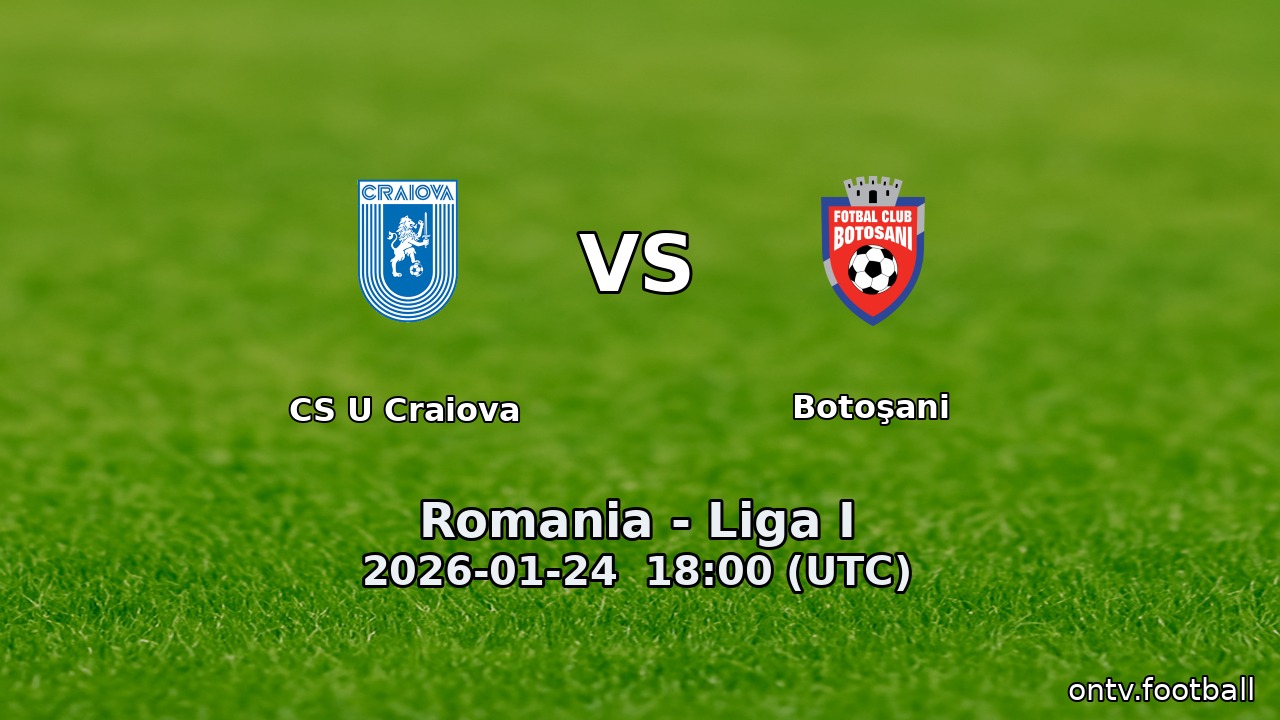 CS U Craiova vs Botoşani