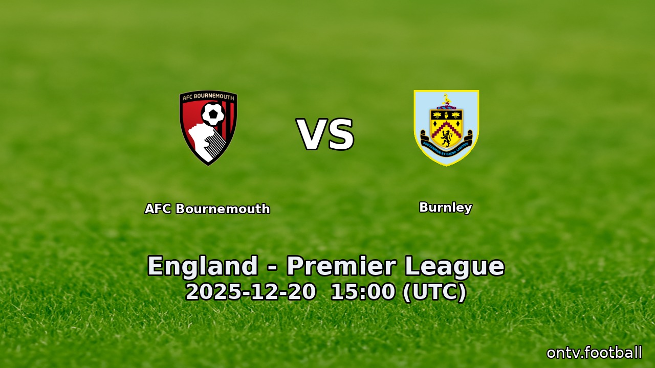 AFC Bournemouth vs Burnley