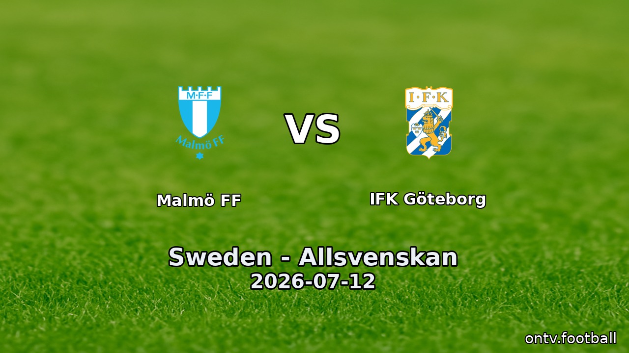 Malmö FF vs IFK Göteborg