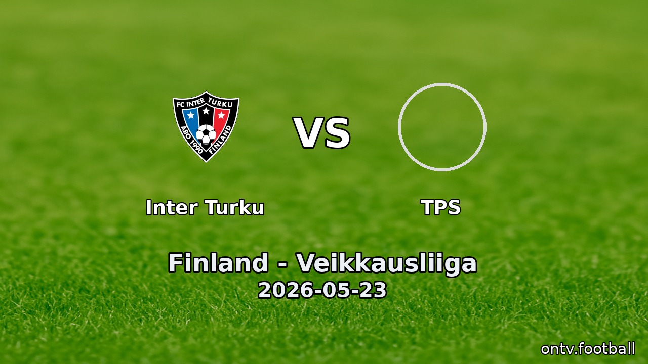 Inter Turku vs TPS