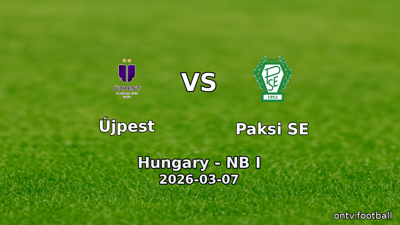 Újpest vs Paksi SE