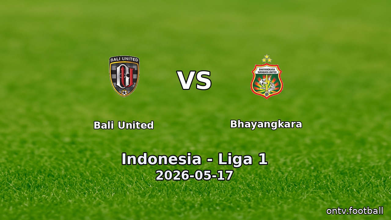 Bali United vs Bhayangkara