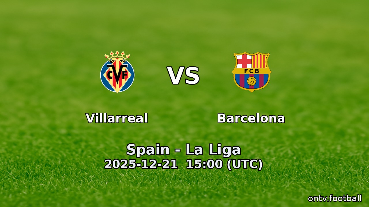 Villarreal vs Barcelona