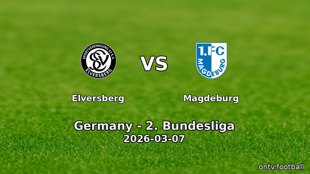 Elversberg vs Magdeburg