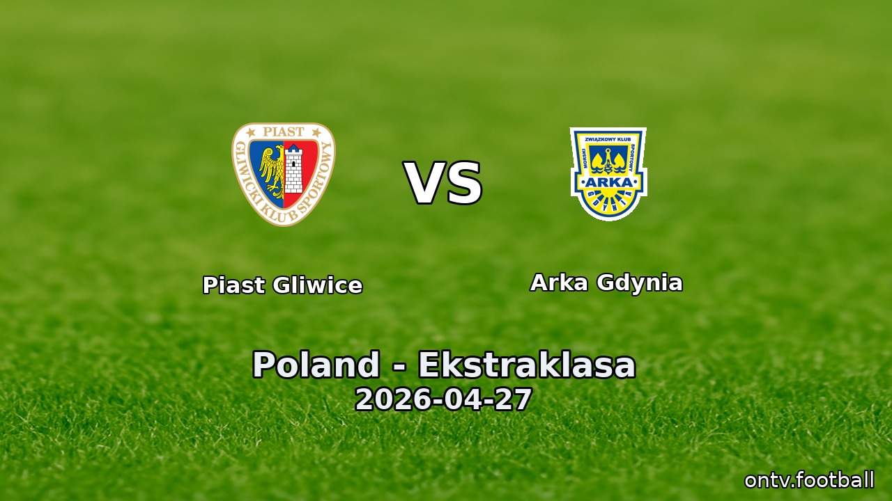 Piast Gliwice vs Arka Gdynia
