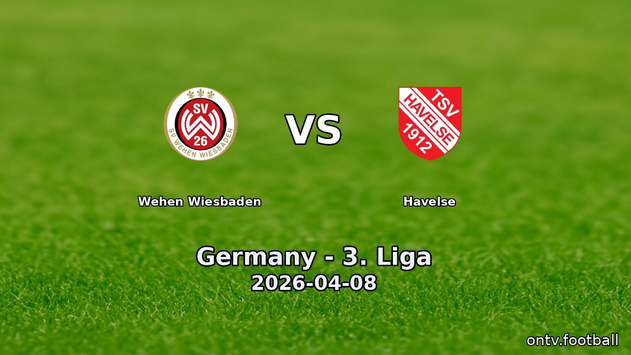 Wehen Wiesbaden vs Havelse