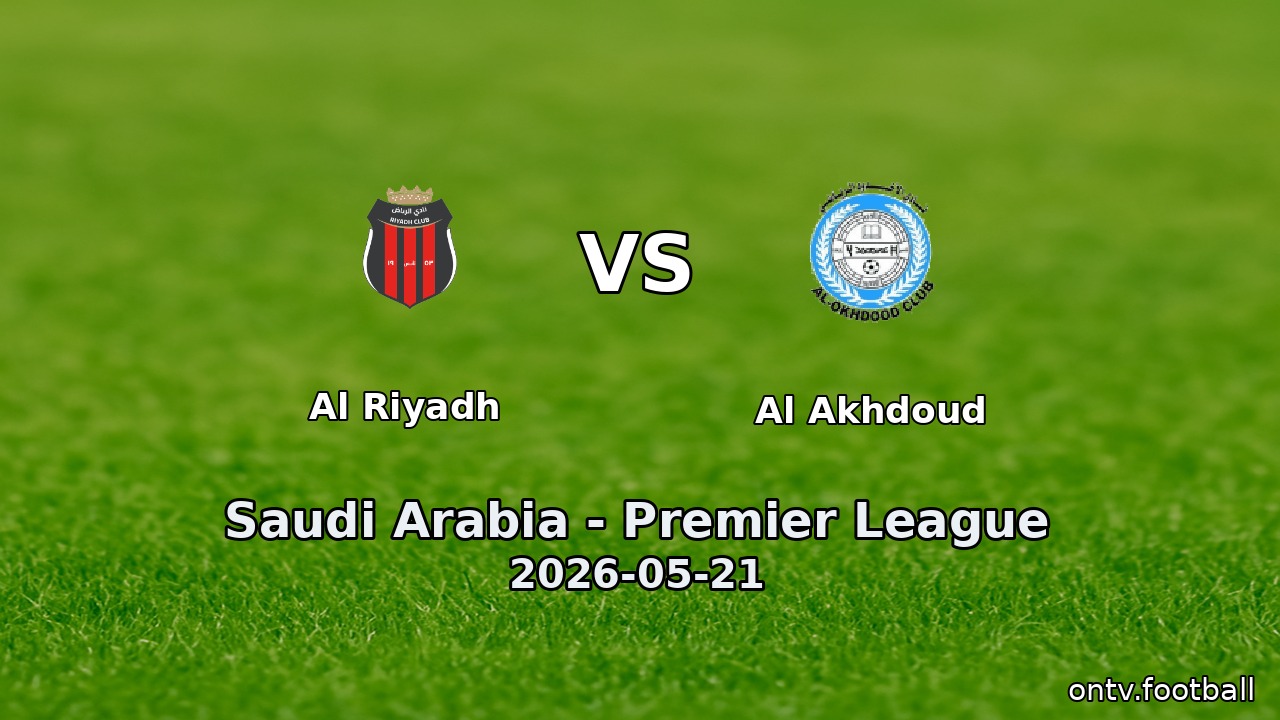 Al Riyadh vs Al Akhdoud