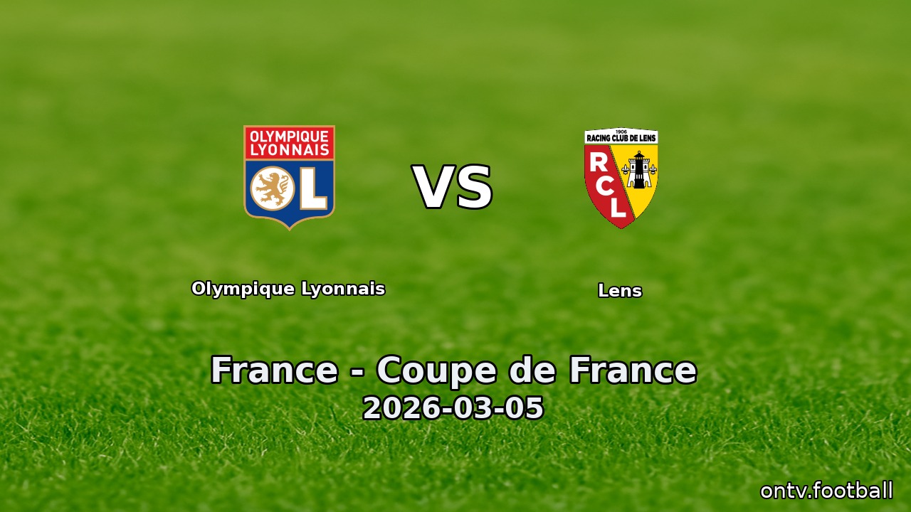 Olympique Lyonnais vs Lens
