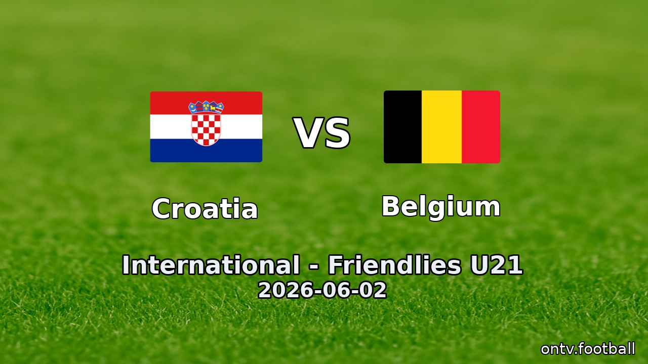 Croatia vs Belgium